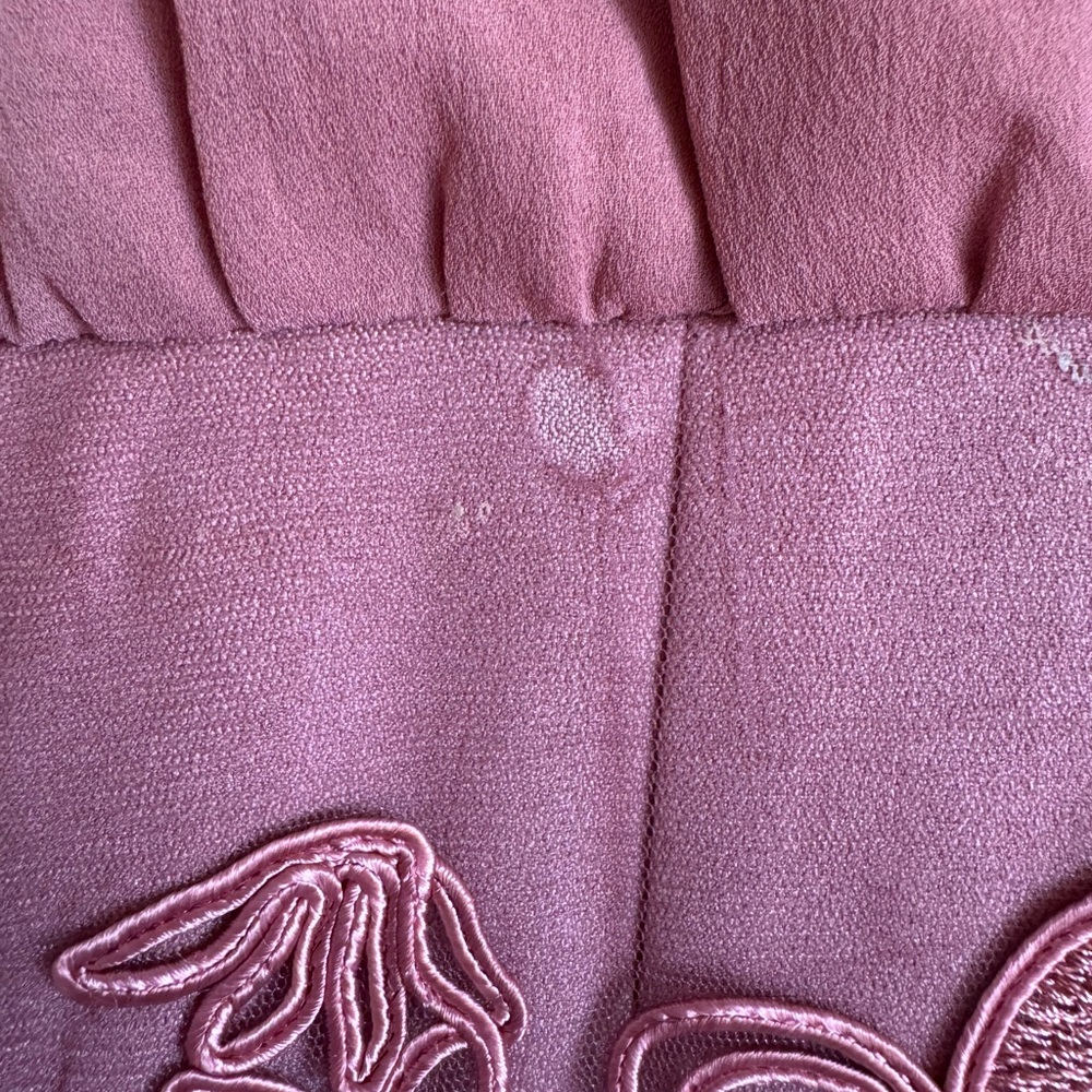 New with tags! Embroidered skirt, front and back slit top mini dress. - Picture 2 of 4